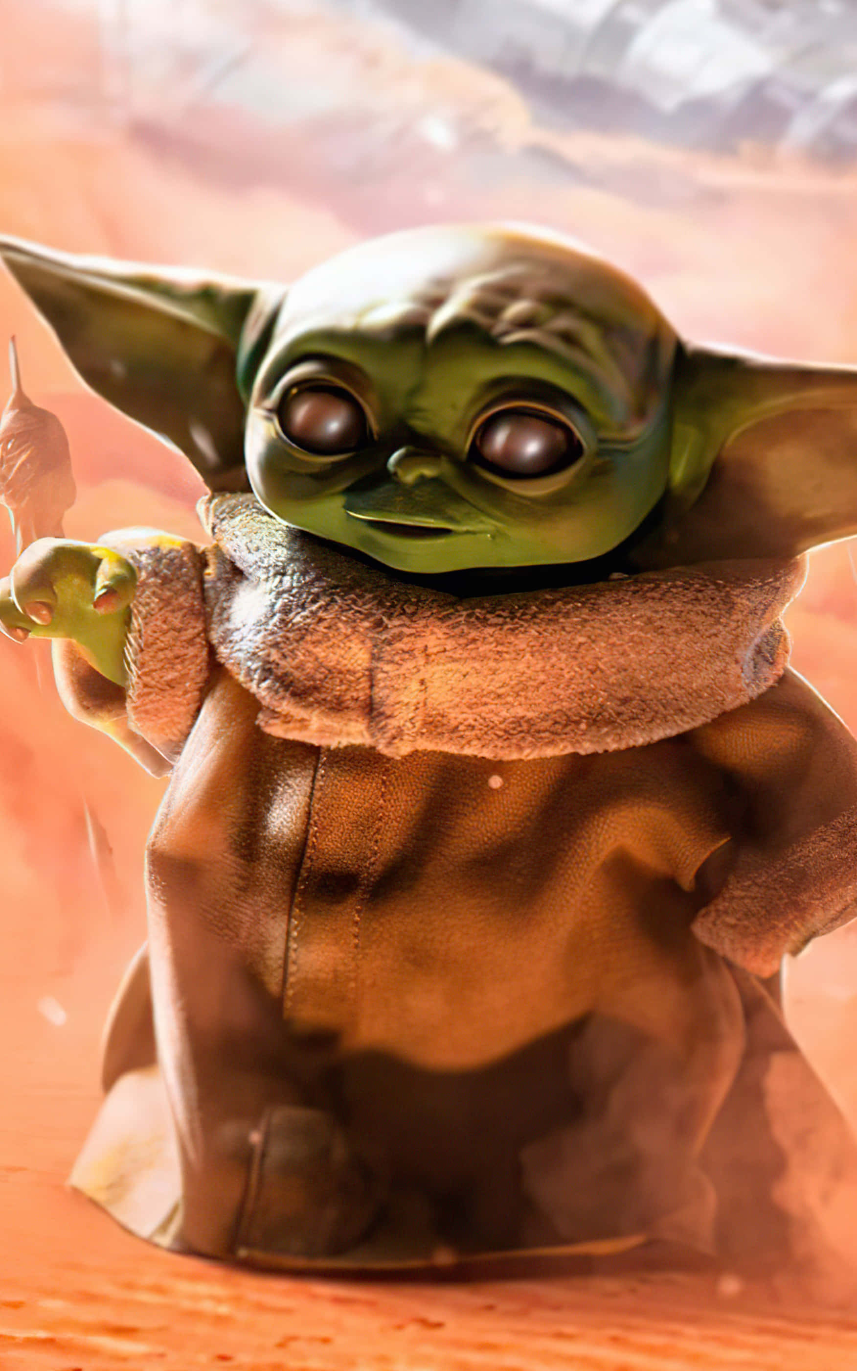 Wys jou Star Wars-aanhang met hierdie pasgemaakte Baby Yoda-foonomhulsel. Muurpapier