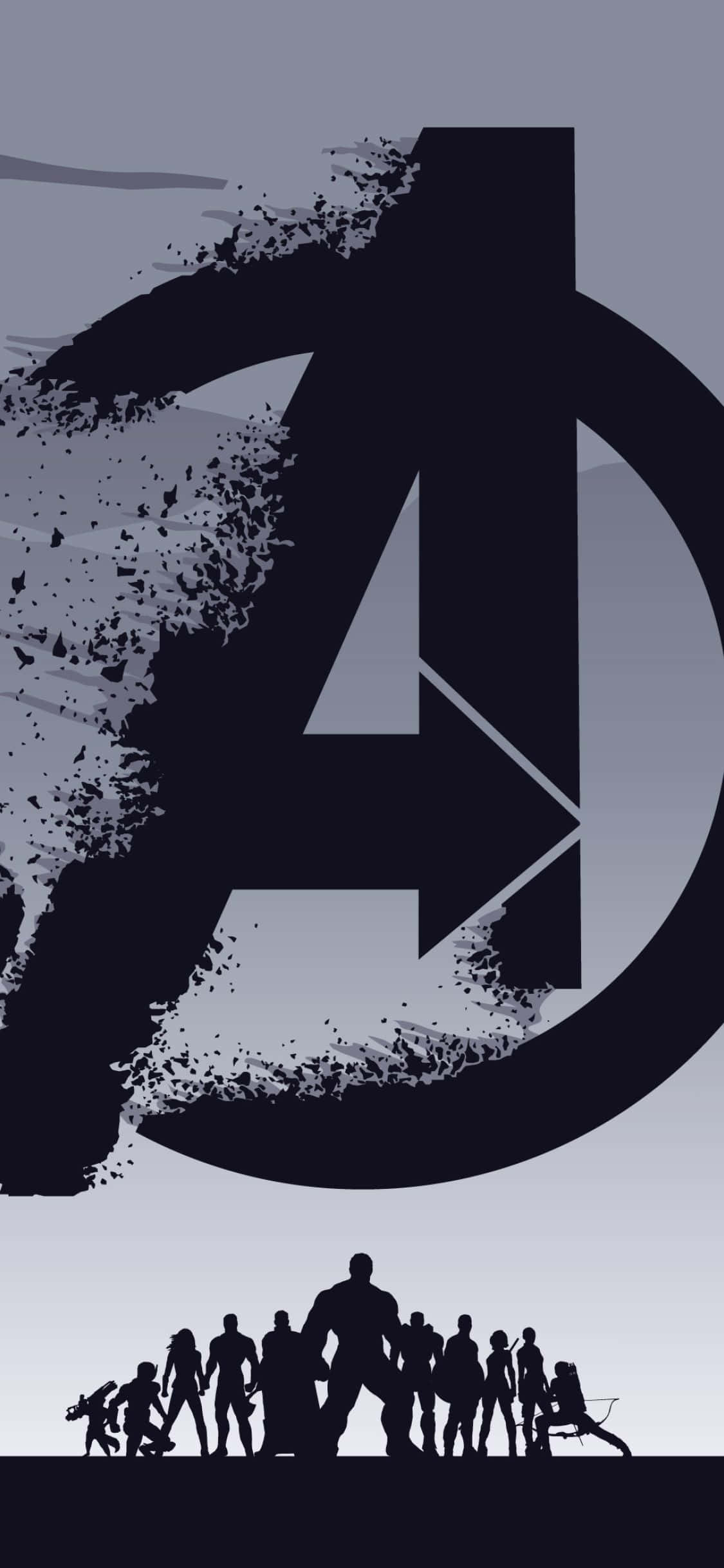 Wys jou Wonderlike Kant met die iPhone Xs Marvel's Avengers Muurpapier