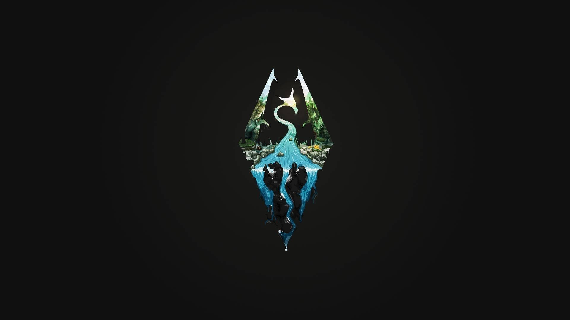 Wyvern Speletjie-logo agtergrond