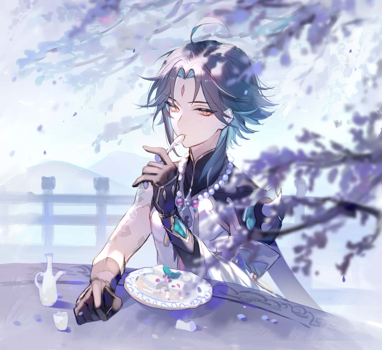 Xiao eet PFP Muurpapier