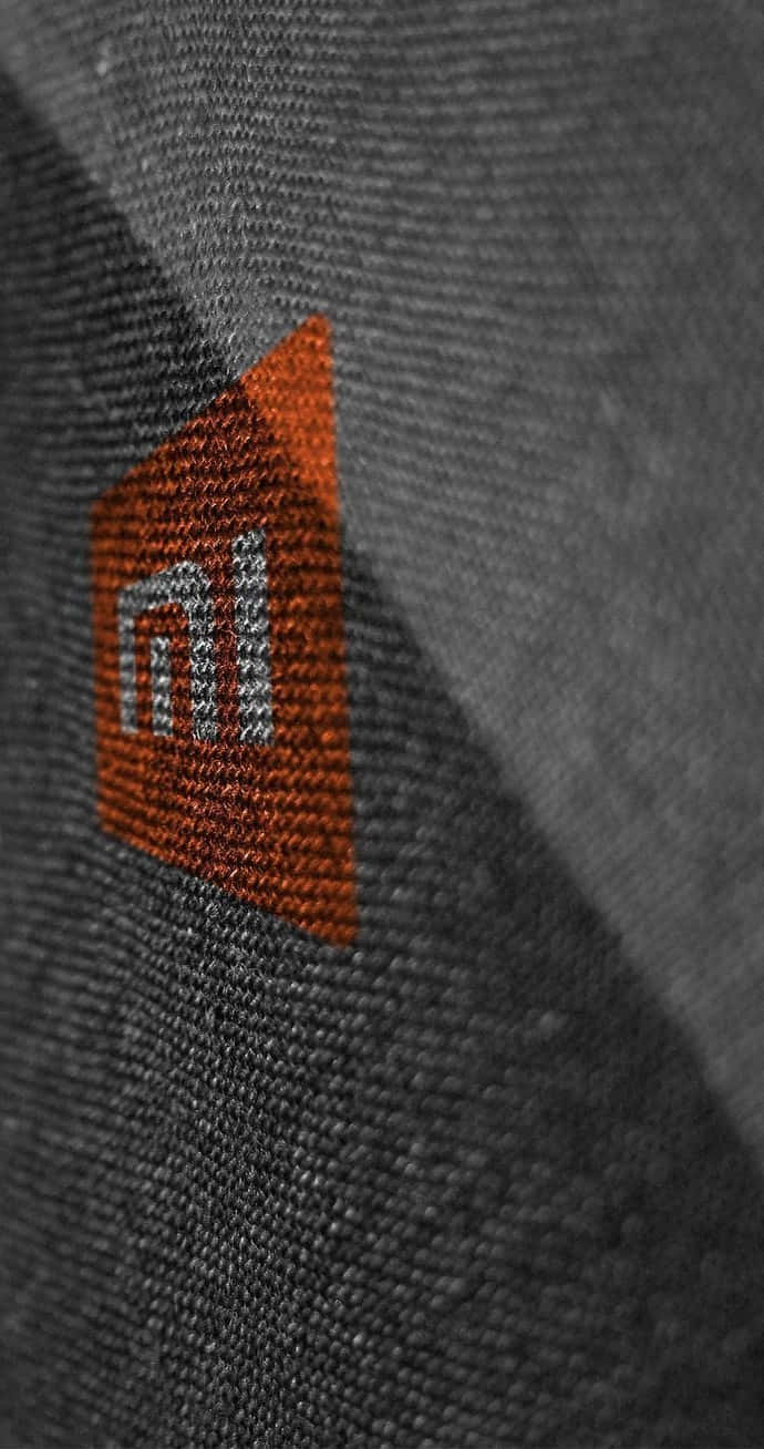 Xiaomi-slimfoon op 'n Houtagtergrond Muurpapier