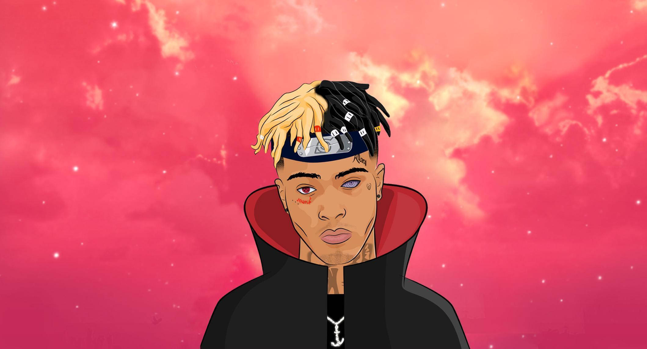 Xxxtentacion Anime in Naruto Shippuden-kapp Muurpapier