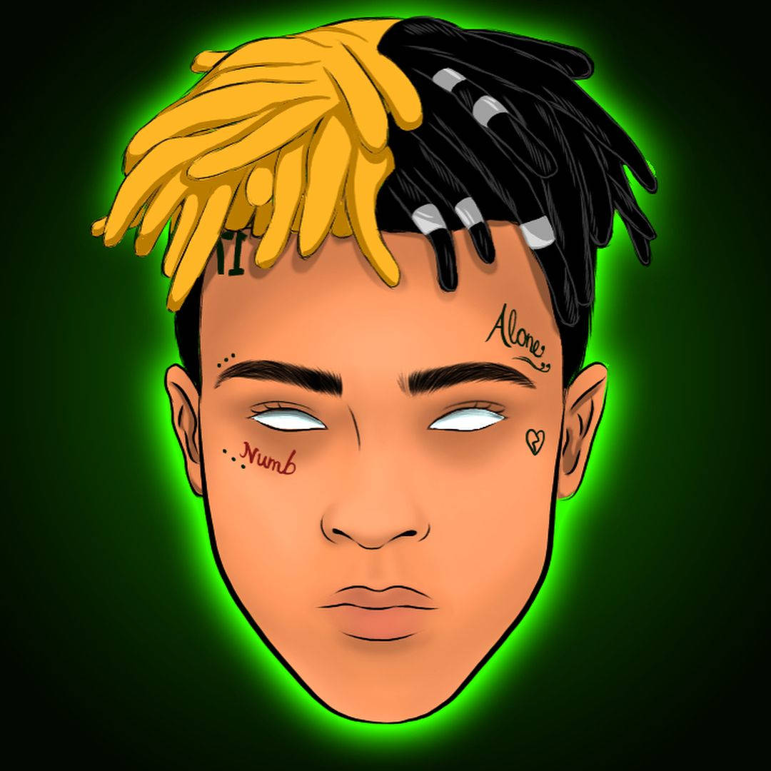 Xxxtentacion Anime Sonder Oë Muurpapier