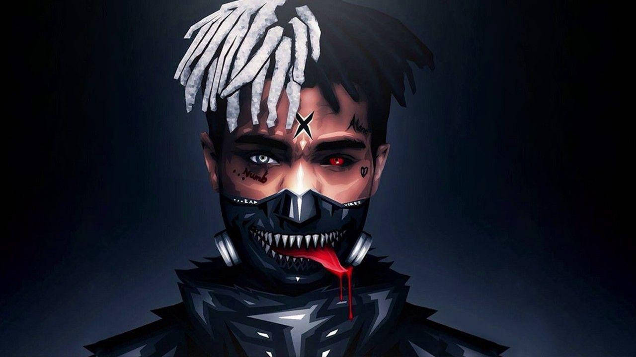 Xxxtentacion Anime Tokyo Ghoul-masker Muurpapier