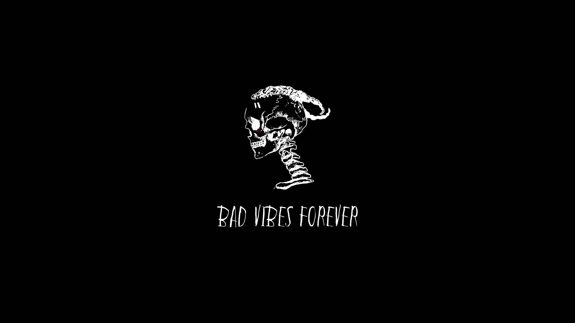 Xxxtentacion Anime Slegte Vibes Vir Altyd Muurpapier