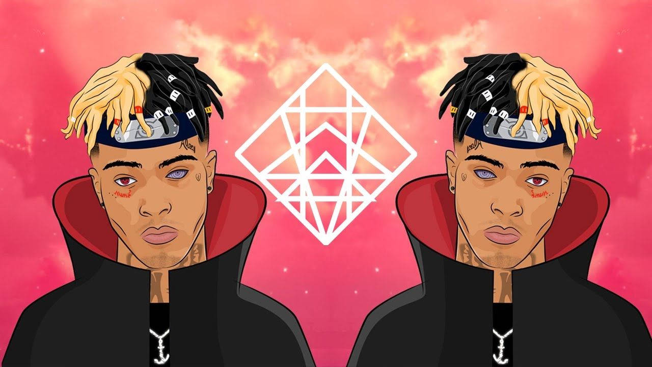Xxxtentacion Anime Sy-aan-Sy Kuns Muurpapier