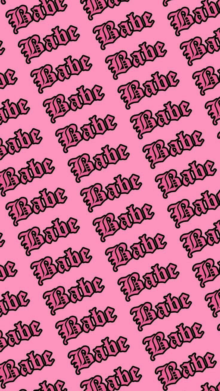 Y2K Estetiese Babe Muurpapier