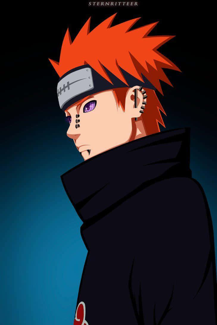 Yahiko wat links kyk Muurpapier