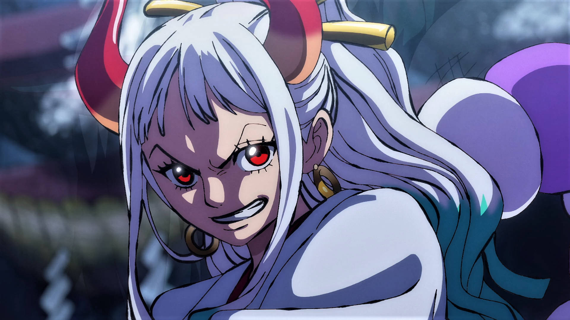 Yamato Anime Profiel — One piece 4K GIF Muurpapier