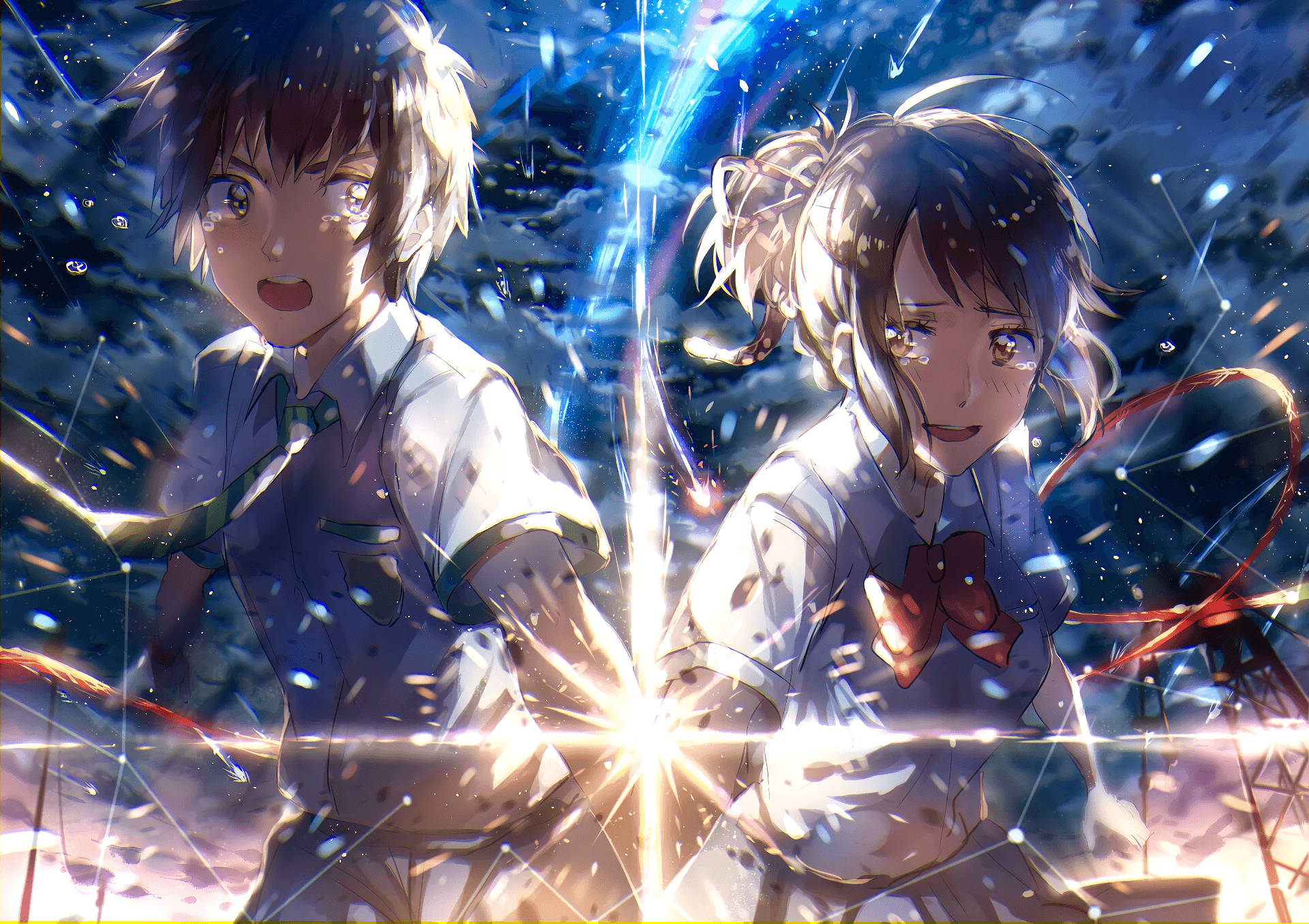 Your Name Anime Portret Muurpapier
