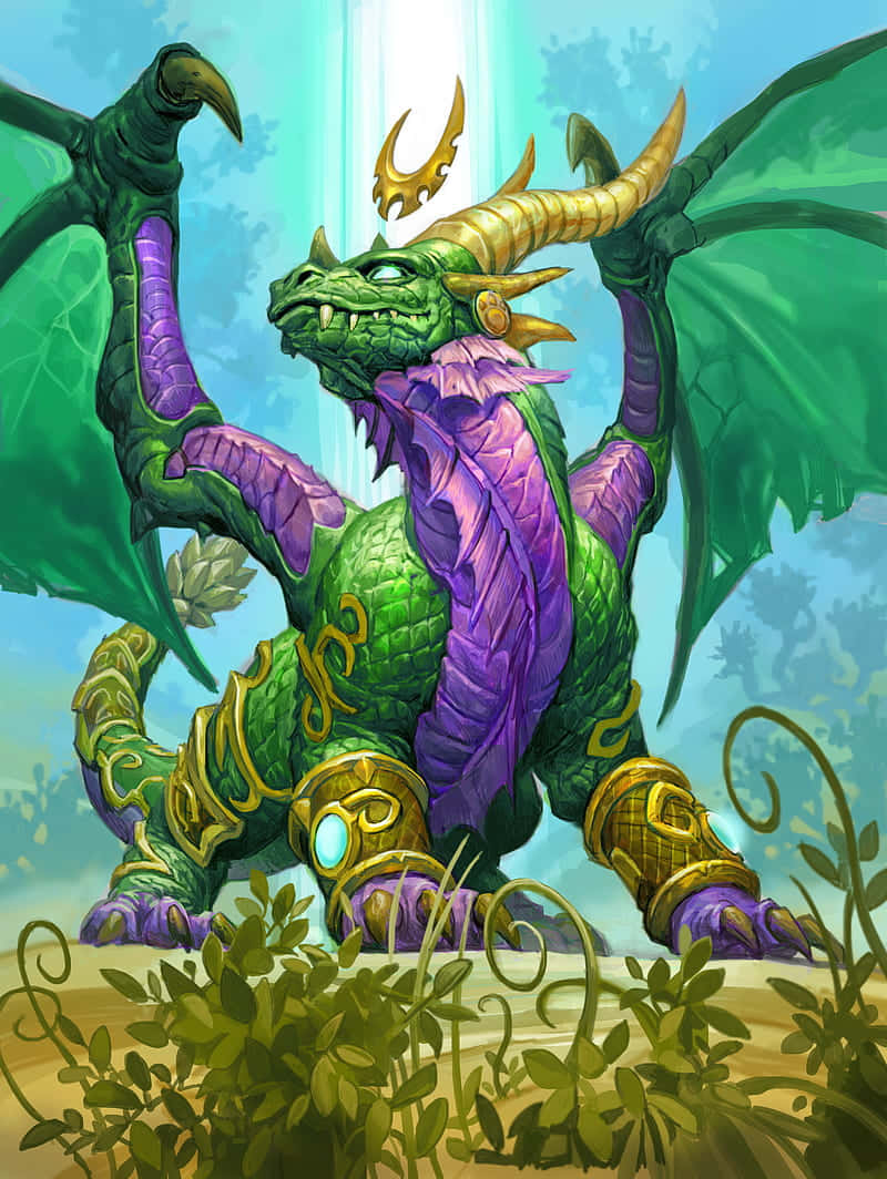 Ysera Draak Pixel 3xl Hearthstone Agtergrond Muurpapier
