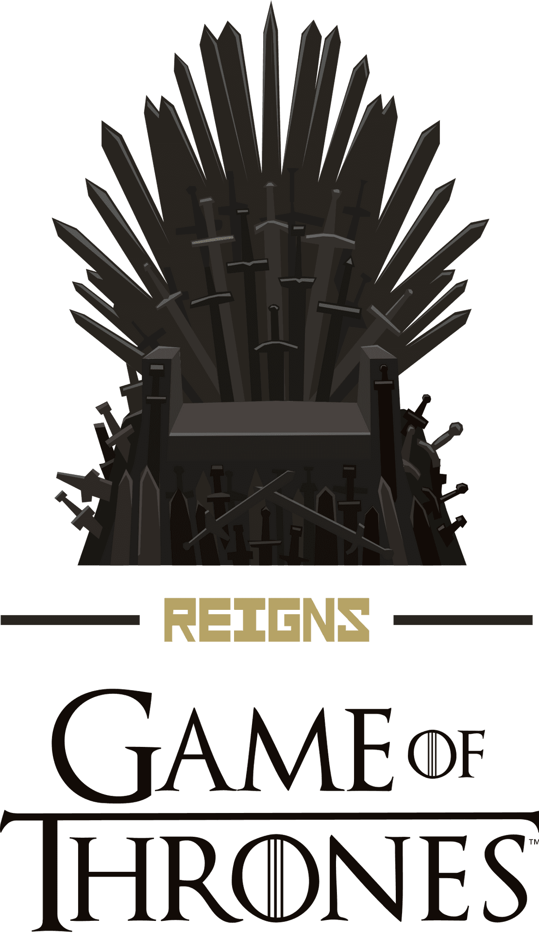 Ystertroon Game of Thrones-logo Muurpapier