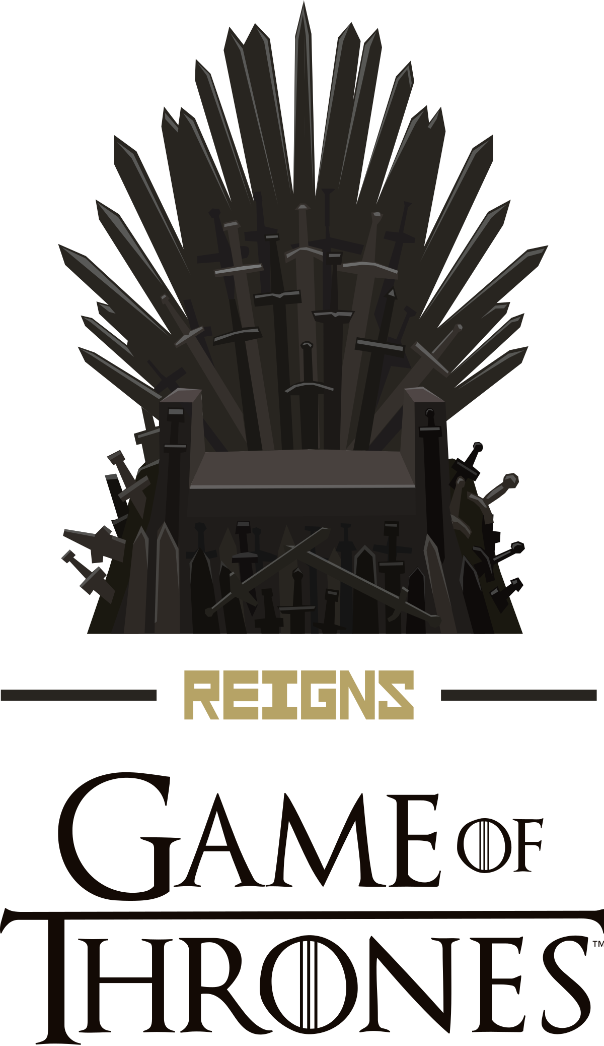 Ystertroon Game of Thrones-logo Muurpapier