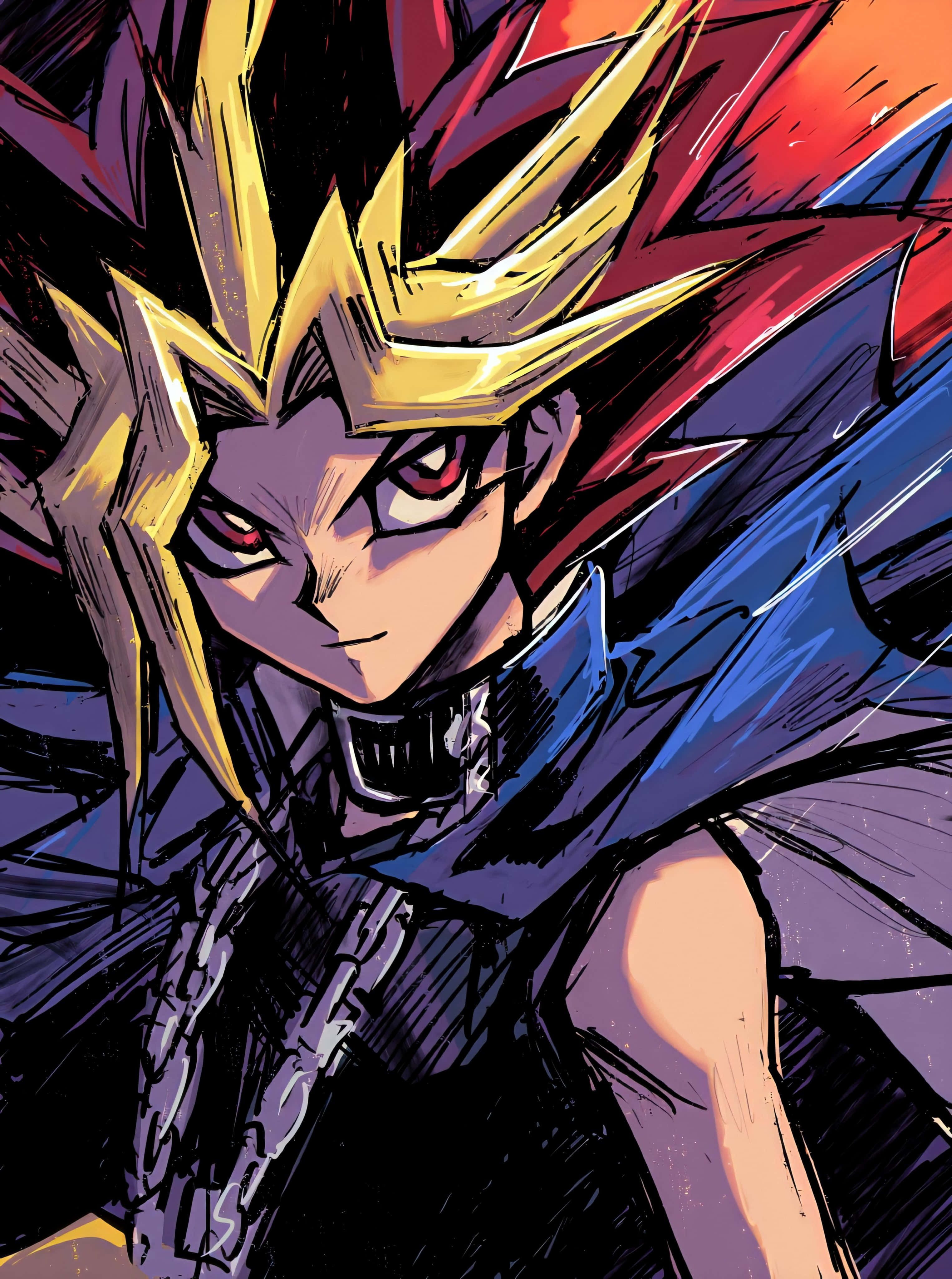 Yugi Muto: Die Meesterduellis in Aksie Muurpapier
