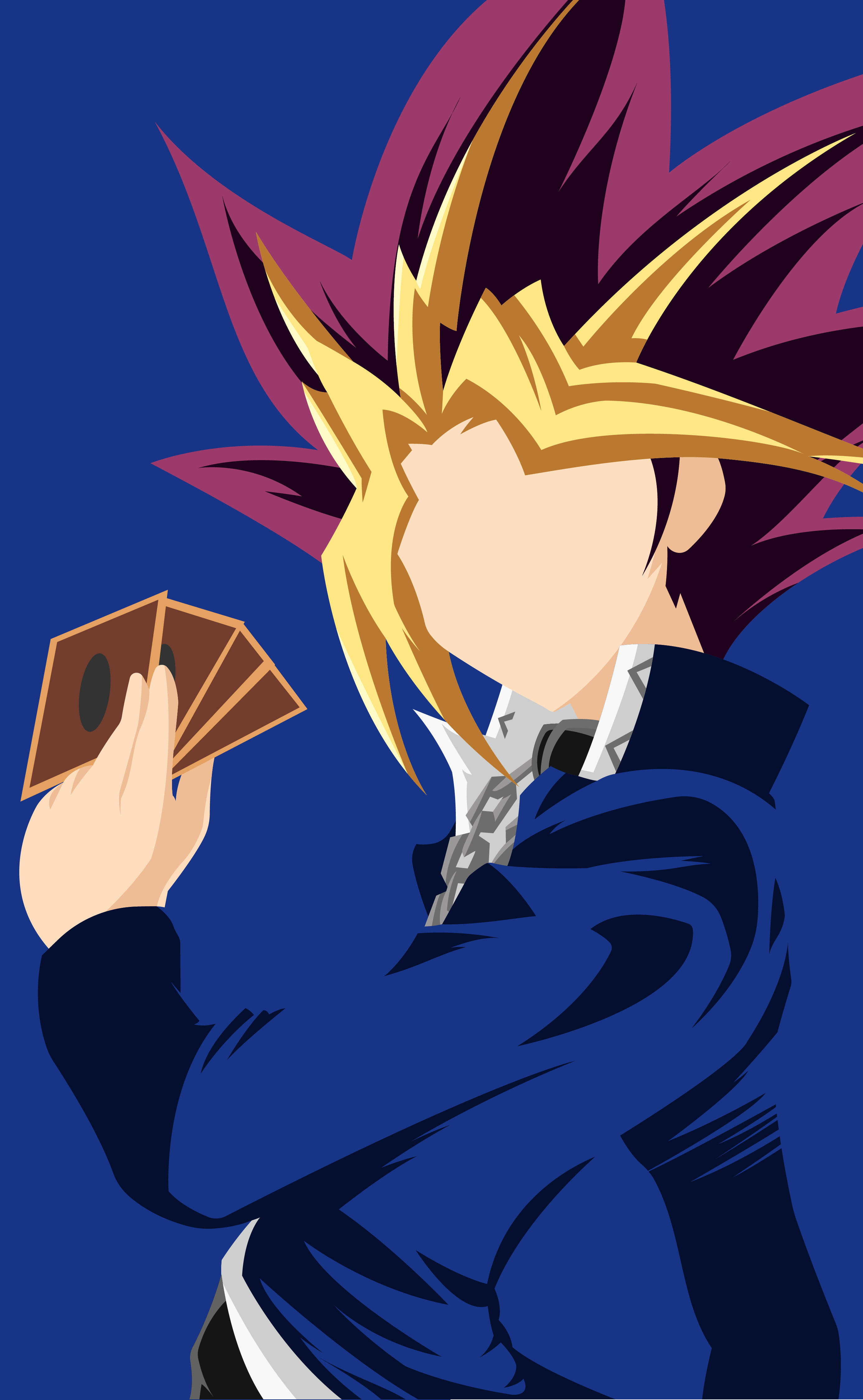 Yugi Mutou Aanhangerkuns Yu Gi Oh Muurpapier