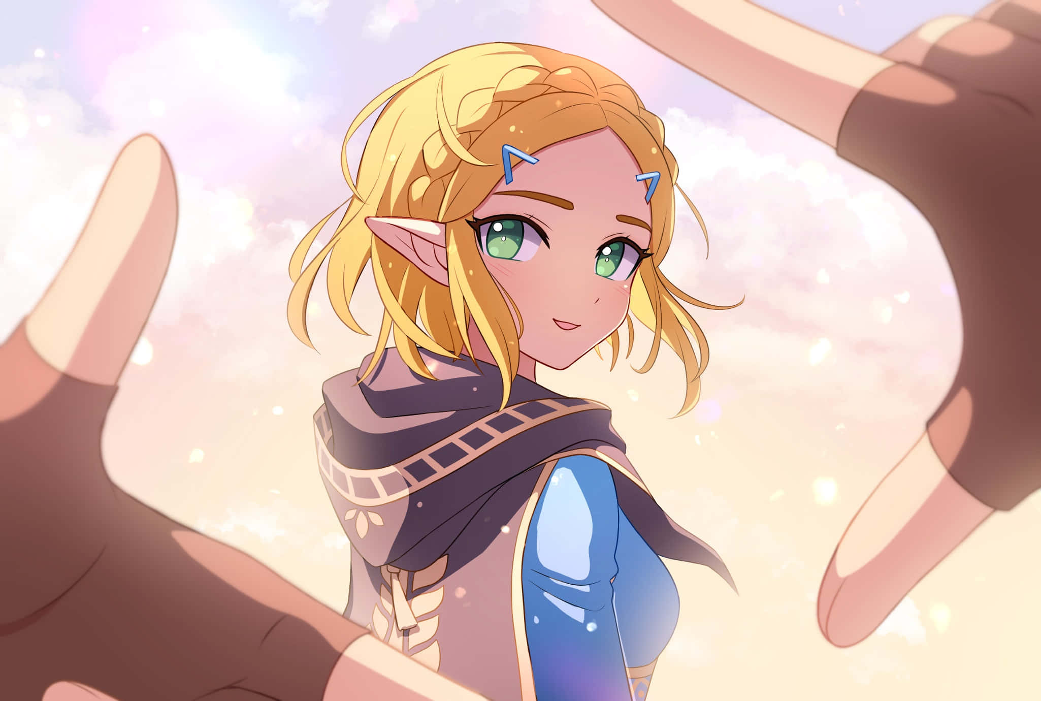 Zelda agtergrond Muurpapier