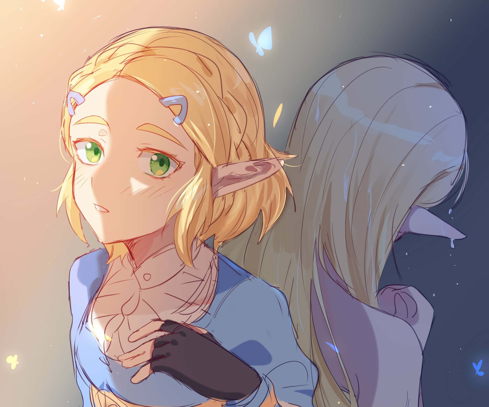 Zelda agtergrond Muurpapier