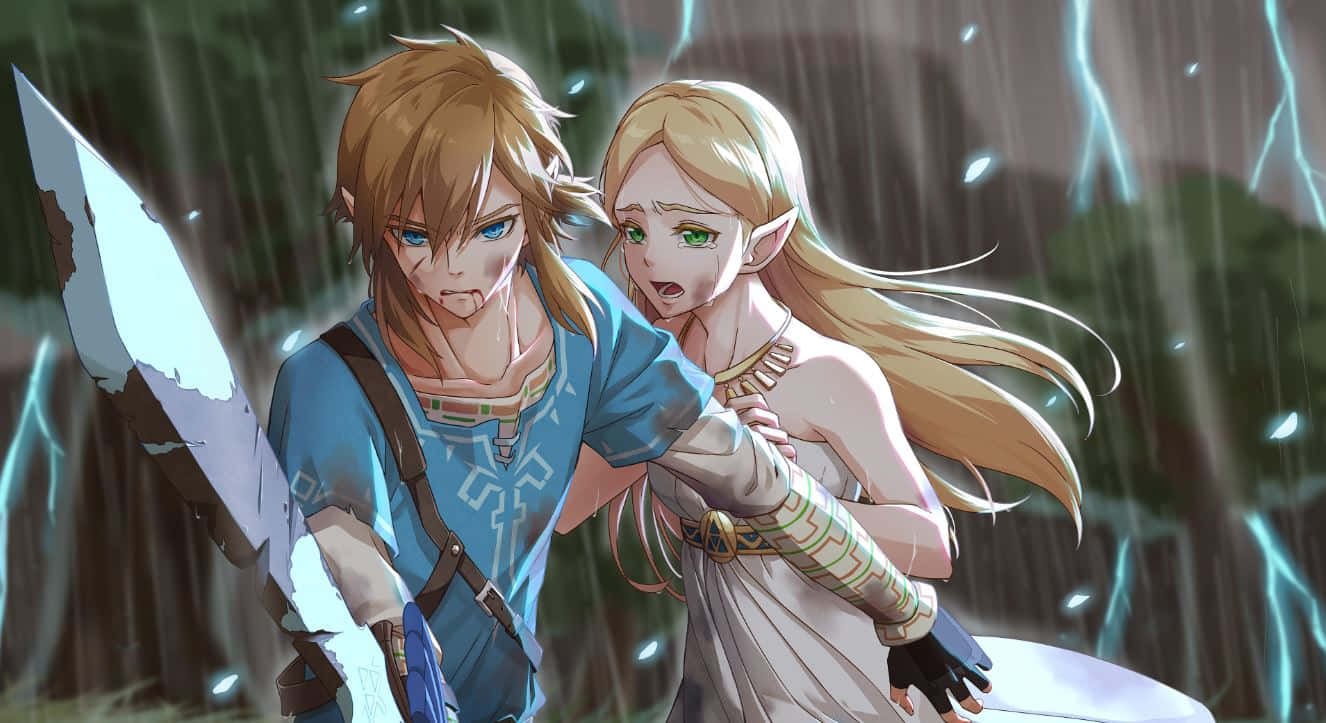 Zelda agtergrond Muurpapier