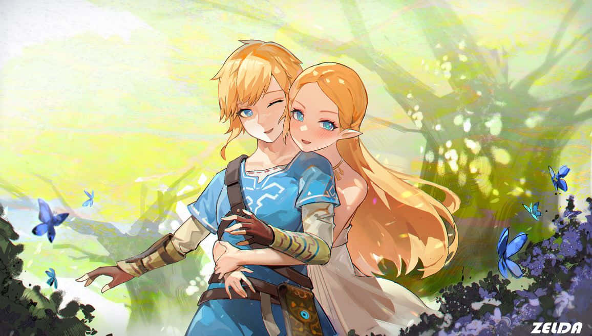 Zelda agtergrond Muurpapier