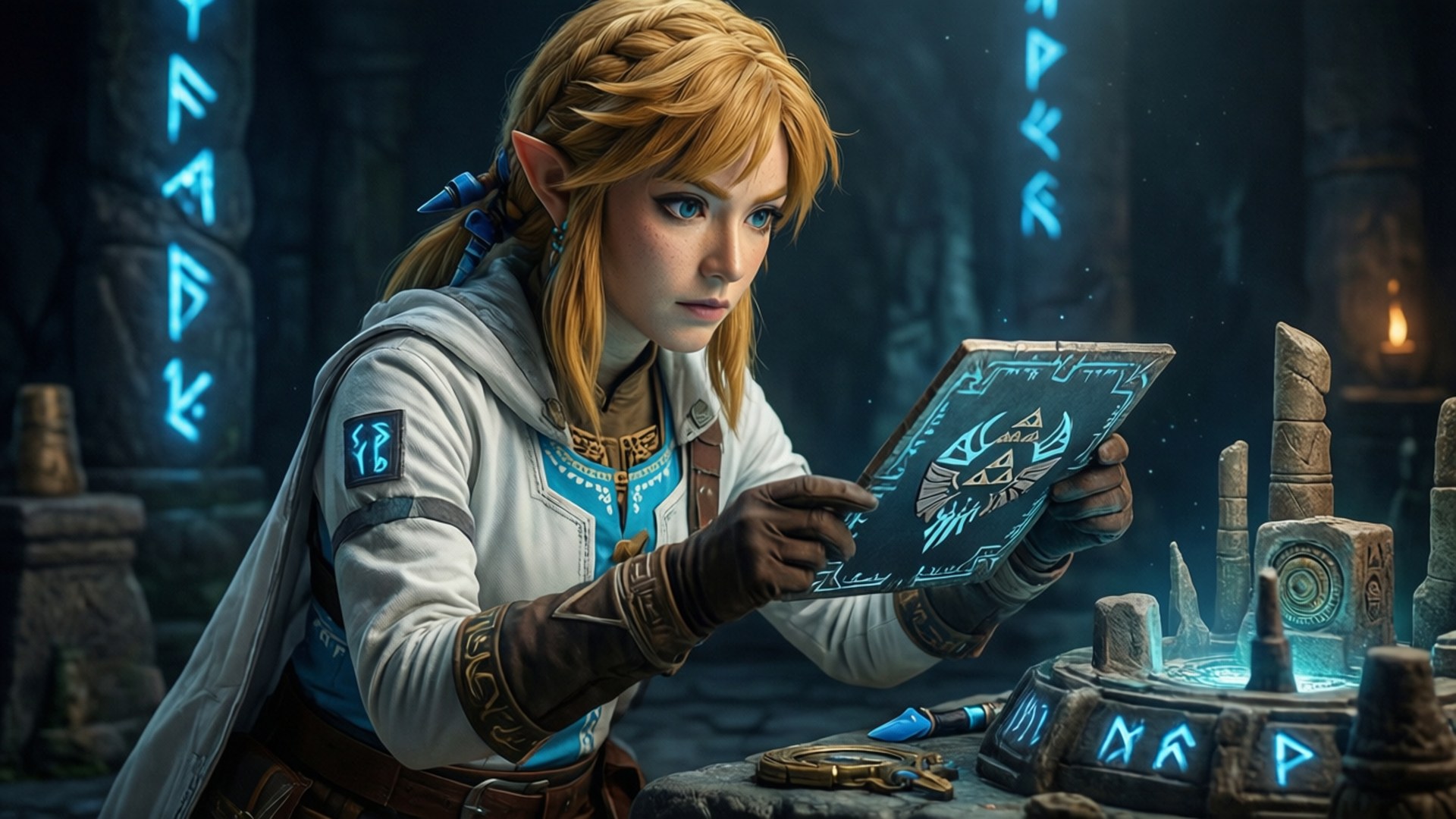 Zelda die Navorser Muurpapier