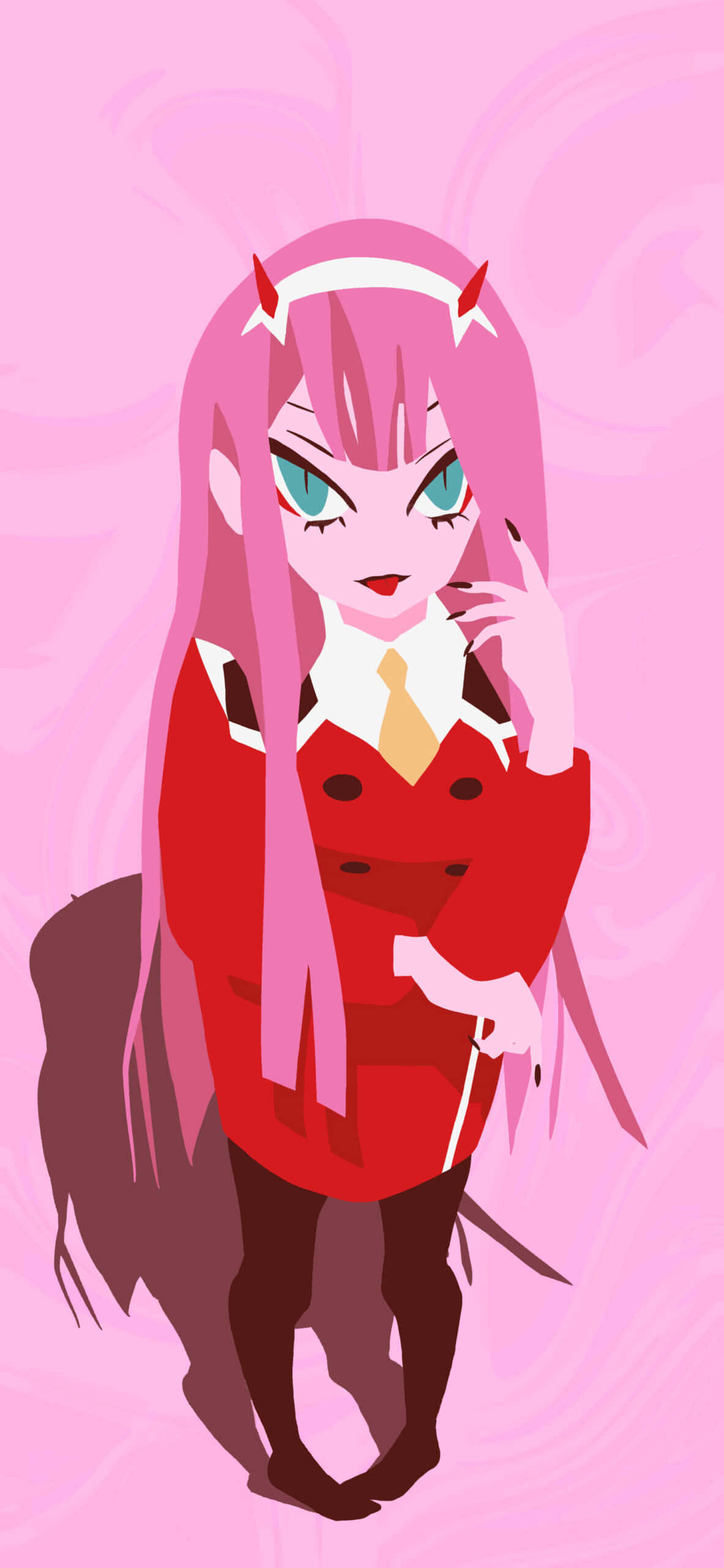 Zero Two, Darling in the Franxx Muurpapier