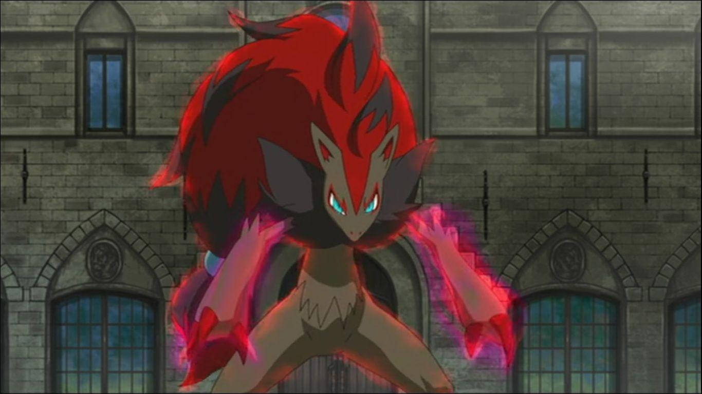 Zoroark in die Pokémon-reeks Muurpapier