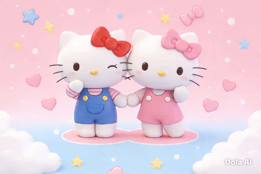 Hello Kitty, Sanrio, Kawaii, Oulik, Kawaii Estetika, Oulik Estetika Tekenprent, Kawaii Kat, Sanrio Estetika, Rekenaar