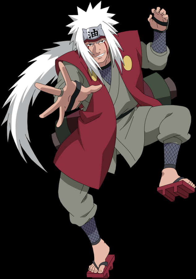 Jiraiya Naruto Anime Karakter