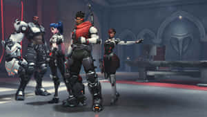 1920x1080 Overwatch Agtergrond — Video speletjie GIF Muurpapier