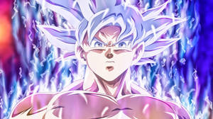 8k 3d Anime Goku in Vuur