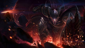 4K LOL Pantheon Vurig — 4K Gaming Muurpapier