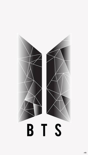 Abstracte BTS-logo-agtergrond