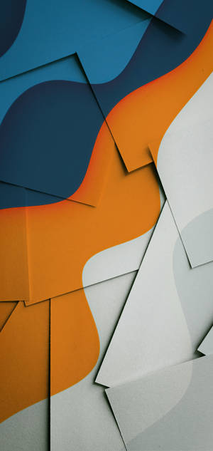 Abstrakte iPhone Papiere — Galaxy S25 Edge Muurpapier