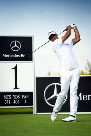 Adam Scott Mercedes Benz Nommer 1 — Xiaomi Pad 9 Pro Max Muurpapier
