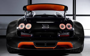 Agterkant van Bugatti Veyron Muurpapier