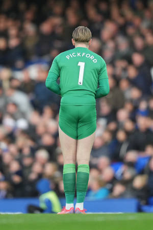 Agterkant van Jordan Pickford in Groen — Xiaomi Pad 7 Ultra Muurpapier