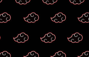 Akatsuki-logo Swart Shinobi-wolke