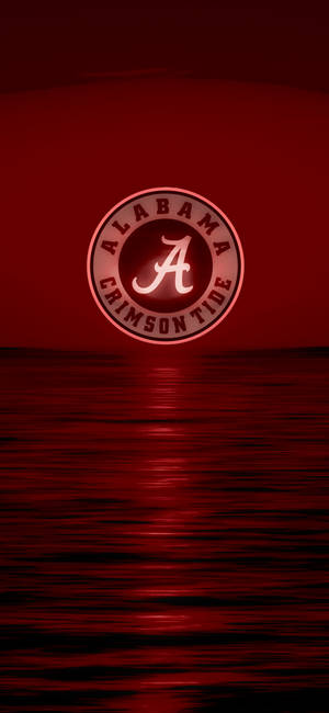 Alabama Crimson Tide Donker Sonsondergang-agtergrond