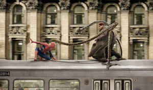 Alfred Molina as Dokter Octopus en Spin-Man — Spiderman Muurpapier