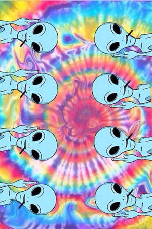 Alien Kaleidoskoop Trippy Estetika