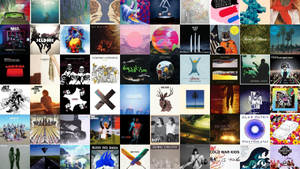 Alternatiewe Estetiese Albumomslae Bands — Alternatiewe estetiek Muurpapier