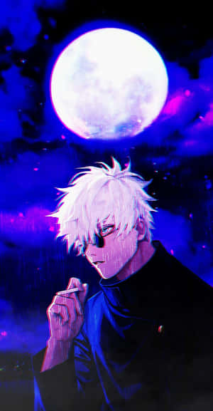 Android Anime Jujutsu Kaisen Satoru Gojo — Jujutsu kaisen Muurpapier