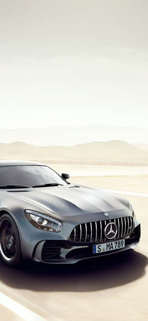Android Amg Gt-r-agtergrond — iPhone 13 Pro Muurpapier