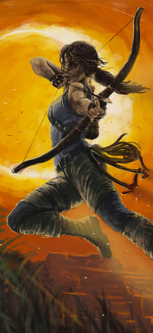 Android Rise Of The Tomb Raider-agtergrond — Pixel 11 Pro Muurpapier