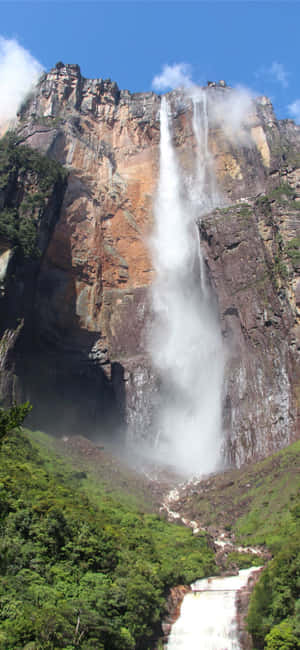 Angel-waterval in Canaima Nasionale Park — Motorola Edge 70 Plus Muurpapier