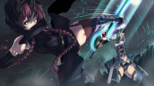 Anime Geveg Fixiv Fantasia — Anime baklei Muurpapier