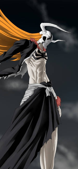 Anime profielfoto Ichigo Kurosaki agtergrond — iPhone 14 Pro Max Muurpapier