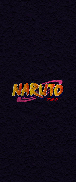 Anime Simbole Naruto Logo Op Swart — Motorola Razr Muurpapier