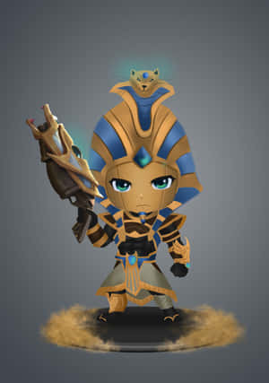 Anime-styl Anubis Mobile Legends Roger — OnePlus Pad Muurpapier