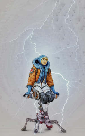 Apex Legends Wattson — Moto Pad 60 Lite Muurpapier